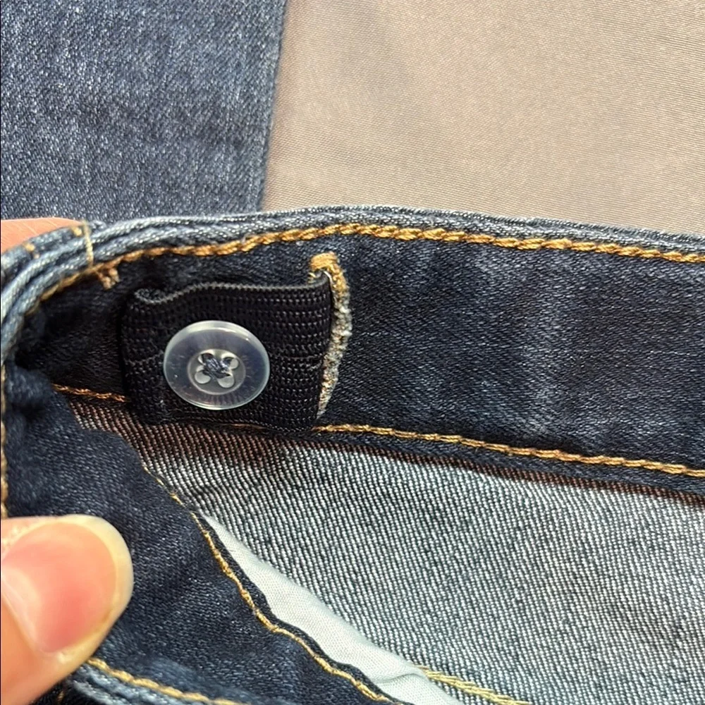 Old Navy Girls'‎ Super Skinny Stretch Adjustable Waist Jeans Dark Wash